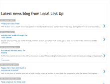 Tablet Screenshot of blog.locallinkup.com